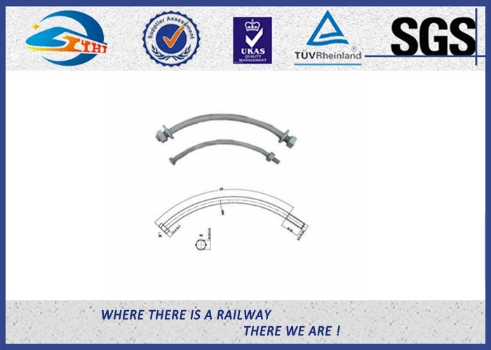 DIN931 Project Tunnel Railway Bolts And Nuts With Zinc Plated Treatment