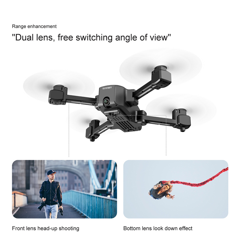 Headless S167 GPS 4k Camera Foldable FPV RC Quadcopter