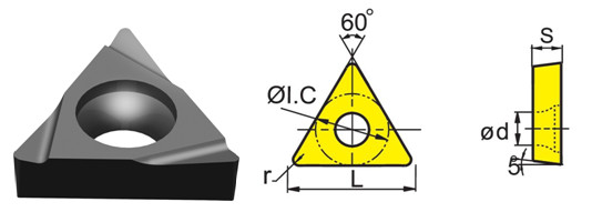 TNMG160408-HQ,Wear Resistance Tungsten Carbide Inserts / Triangle Cemented Carbide Inserts