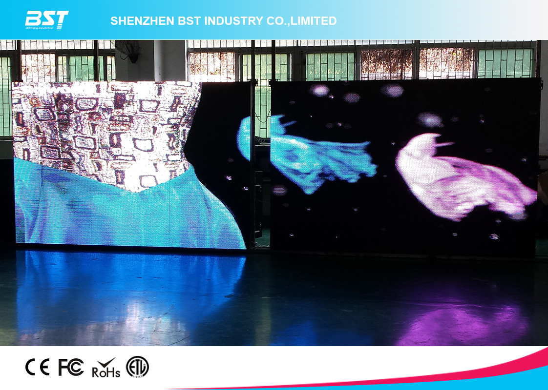 Synchronous control P5 SMD 1/8 scan high brightness Indoor Advertising LED Display Screen