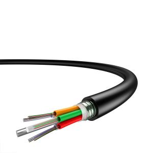 Wholesale FTTx Outdoor Armored Fiber Optic Cable Loose Tube Single Jacket from china suppliers