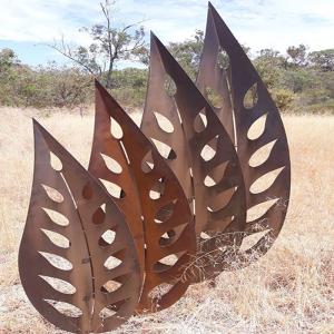Wholesale Customized Size Smooth Corten Steel Sculpture Garden Art from china suppliers