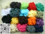Colorful Recycled Staple Polyester Good Heat Resistance For Fabrics