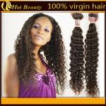 Unprocessed Brazilian Remy Human Hair Extensions , Virgin Deep Wave Hair