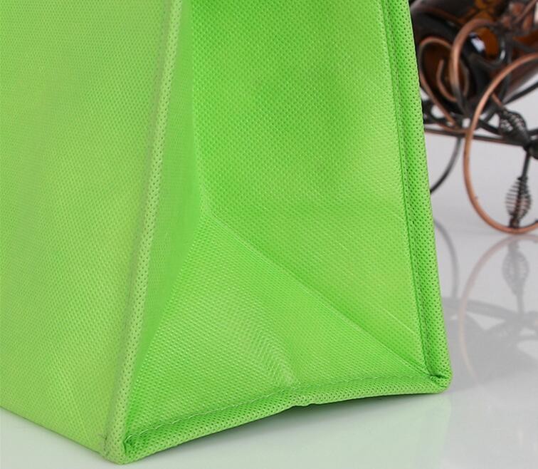 Reusable aluminium foil thermal insulation material cooler bag for picnic with Strapping tape closureRecycled PP Woven Plast
