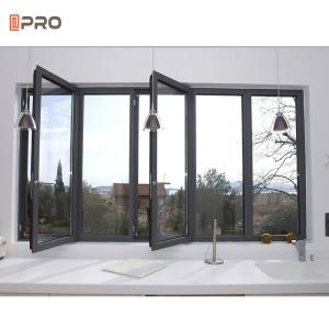 Wholesale Casement Double Glazed Window 6063 T5 Aluminum Frame Soundproof from china suppliers