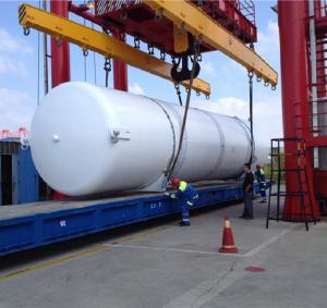 Wholesale Stainless steel liquid oxygen transport truck air compressor storage tank liquid nitrogen filling vacuum tank for sale from china suppliers