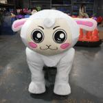 Explosion models small animal shape plush car / child four battery car / animal