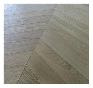 Wholesale 550 x 90 x 10MM, 60 degree 2 layers Chevron Euro Oak Engineered Wood Flooring, AB grade, Natural Brushed vanished, from china suppliers