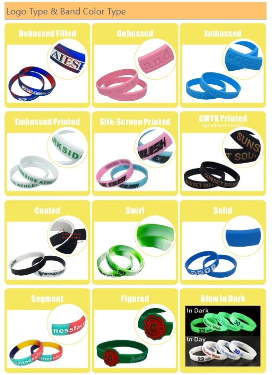 Customized RFID Silicone Bracelet Debossed Ink-Filled Wristbands for Christian Events