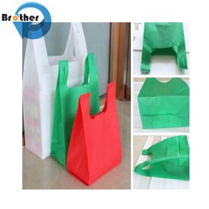 Wholesale Printed Grocery Gift Tote T Shirt Carry Tote Eco Friendly PP Non Woven Polypropylene Shopping Bags for Promotion from china suppliers