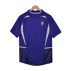 Wholesale Brazil 2002 World Cup Away Jersey High Quality Replica Personalized Customization from china suppliers