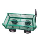 Iron Green Portable Heavy Duty Steel Beach Wagon Hauling Car Tool Grocery Food