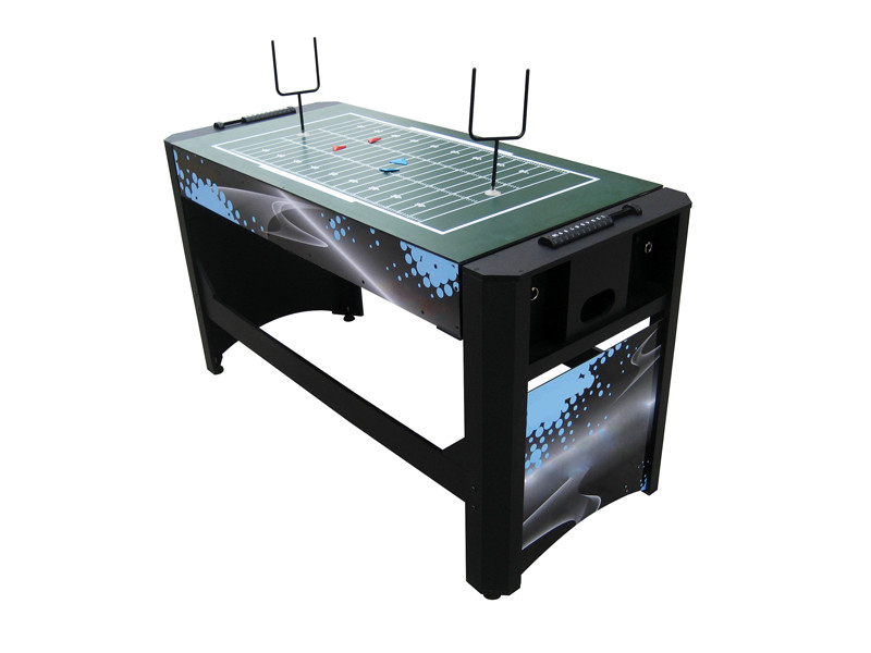 Swivel 5 In 1 Multi Games Table , Color Graphics Design Billiards Game Table