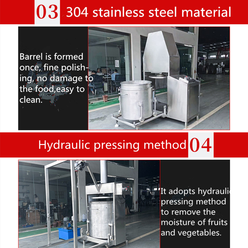 304 Stainless Steel Commercial Hydraulic Grape Wine Fruit Juice Press Machine