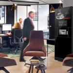 Provide Advertising Screen Floor Standing Coffee Machine Coffee Beans Vending