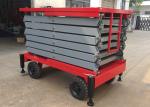 500kg Aerial Work Platform 2.2kw , Height 11 Meters Heavy Duty Lift Table