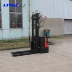 2 Stage Mast Straddle Pallet Stacker , Pedestrian Counterbalanced Forklift