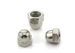 Threaded Hexagon Lock Nut Stainless Steel / Carbon Steel Made For Construction