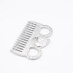 Aluminium Horse Grooming Comb , 12.7cm*6.3cm Horse Mane and tail Comb