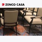 Hotel Meeting Room Furniture Solid Wood Conference Table With Leather Wood