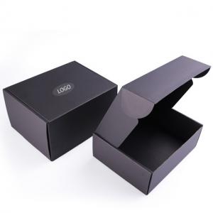 Wholesale 6x4x3 Black Custom Mailer Boxes Flat Shipping For Christmas Holidays from china suppliers