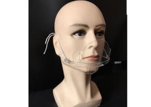 Wholesale Transparent Catering Mouth Shield Guard Reusable Floral Shaped Nose Clip Cover from china suppliers