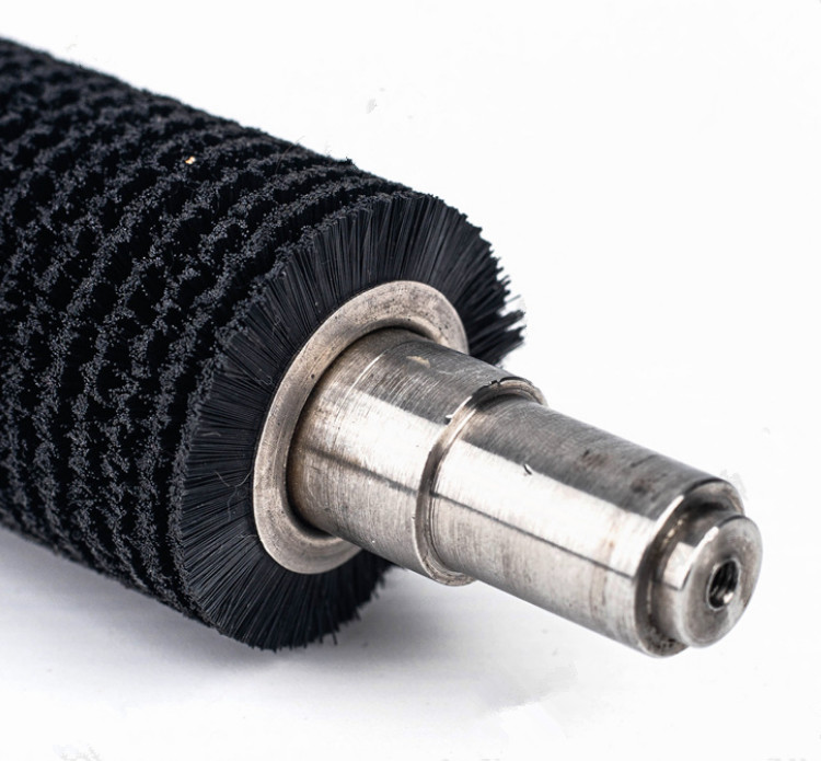 High Density Nylon Wire Brush Roller For Glass And LCD Panel Cleaning