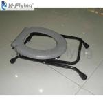 Stable Steel Medical Rehabilitation Equipment Folding Elderly Commode Toilet