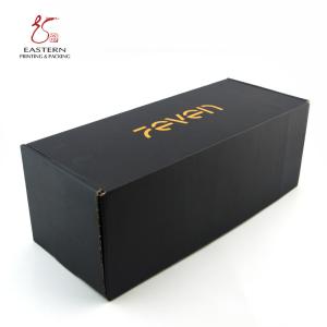Wholesale Recycled Black Color 60mm Height Corrugated Boxes SGS Approve from china suppliers