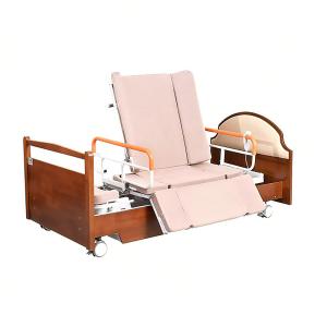 Wholesale Multifunctional Steel Wooden Electric Rotating Bed Medical Equipment For Elderly Home Care from china suppliers