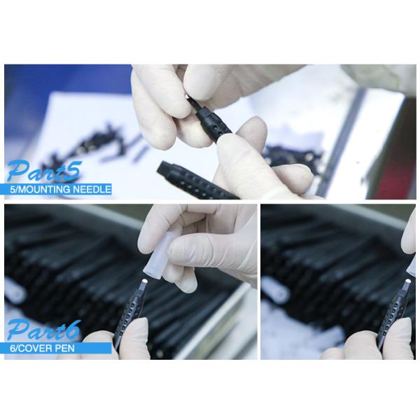Golden Luxury Disposable Eyebrow Manual Tattoo Pen For Permanent Makeup