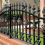 Garden Iron Metal Fence villa Tubular Railing America Pvc Coated Fence Panels