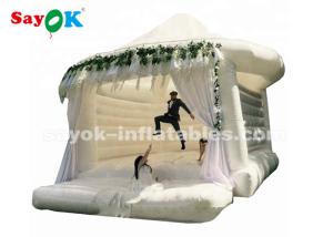 Wholesale Commercial Outdoor White Inflatable Bounce For Wedding Customized Size from china suppliers