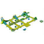 UV Resistant Inflatable Water Park Maximum 250 People