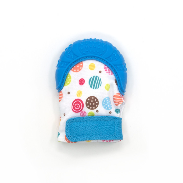 Safety OEM ODM Baby Teething Mitten BPA Free Hand Chew Mitt