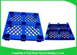Economica Cargo Nestable Plastic Pallets 9 Legs Export Blue 1200 * 1000mm