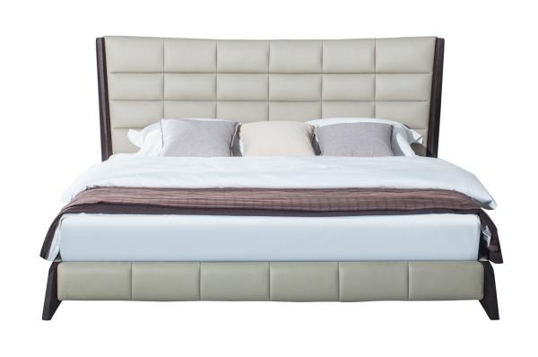 Italy design furniture Villa house King Bed made by China factory used Oak wood