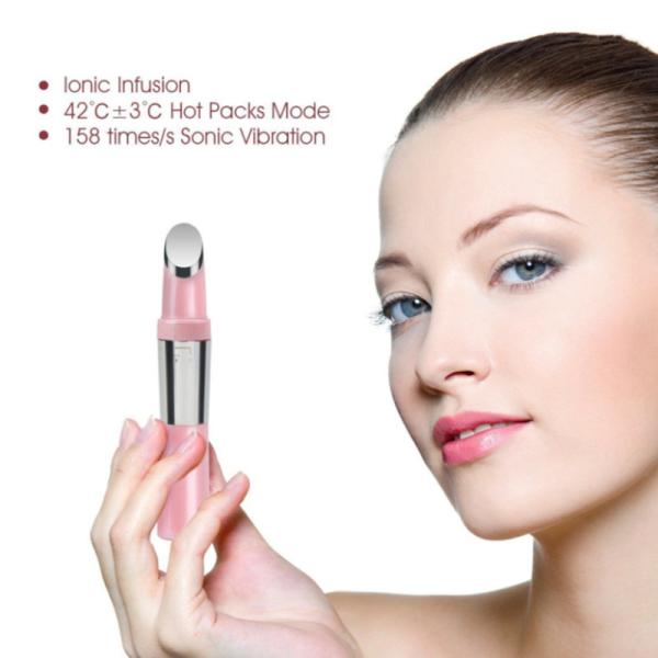 Thermal Vibrating Skin Lifting Massager Face Tightening Device Anti Wrinkle