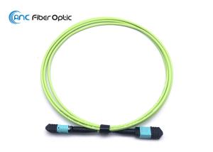Wholesale 12 Fiber Female MPO To MPO Fiber Optic Cable Assemblies OM5 50/125 Type B from china suppliers