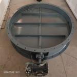 Industrial Flue Gas Electric Ventilation Butterfly Valve Adjustable Type