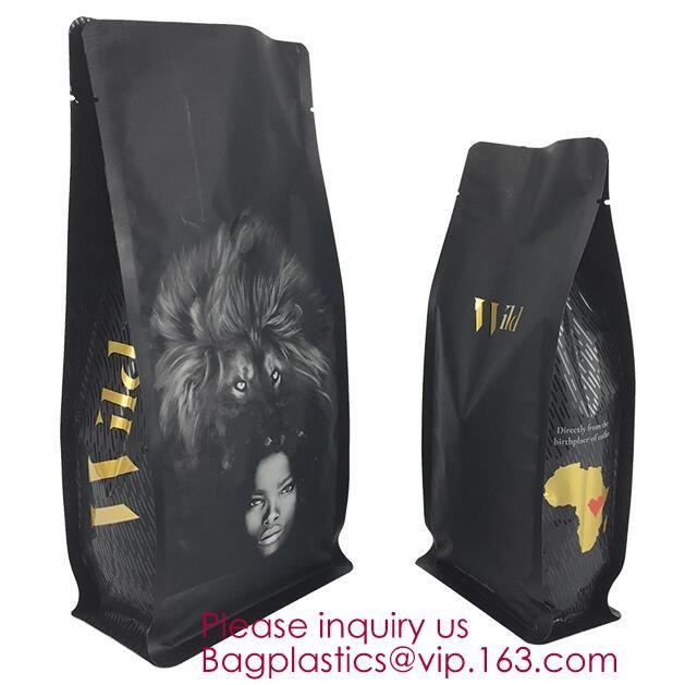 polypropylene Crystal Clear Cello Bags flat square block bottom opp bag,candy opp square bottom cello bag bagease packag