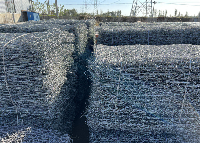Recyclable Galfan Gabion Baskets High Performance Environmentally Friendly