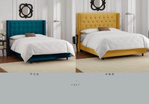 Wholesale modern fabric bed furniture from china suppliers