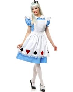 Wholesale Alice in Wonderland Costumes wholesale Pretty Card Alice in Wonderland Womens Fancy Dress from china suppliers