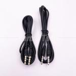 Stock Male to Male 3.5mm 4 Poles Stereo Jack Microphone Audio Extension Cable