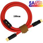 Laptops Tablets Cell Phones USB 3.1 Type C Charge Cable 6mm Outer Diameter PD