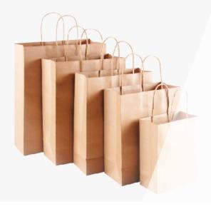 Wholesale Grocery Paper Bag Packaging Brown Kraft Gift Bags For Shopping from china suppliers