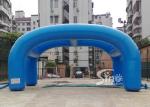 10x5m outdoor double arches advertising inflatable tent with white nylon cover N