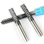 Diamond Coated PCD Milling Cutter Carbon Fiber Glass Fiber Graphite Milling